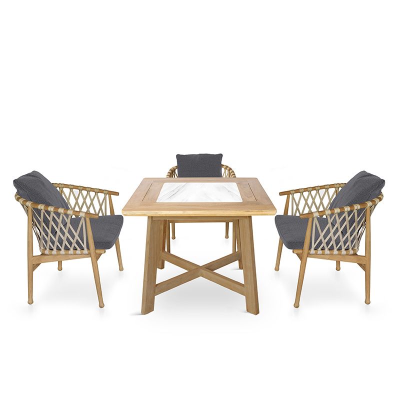 Solid Wood Dining Side Chair Modern Dining Armchair Set of 1/2/4/6/8