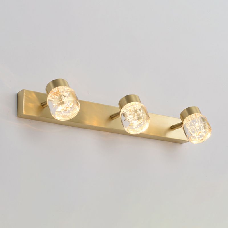 Postmodern Globe Vanity Sconce Lights Mount mural en verre luminaire pour salle de bain