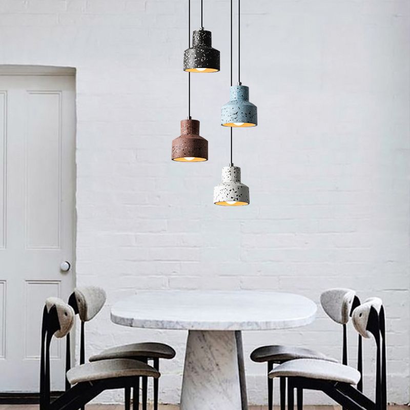 Cement a sospensione a sospensione Luci sospese contemporanea sospensione per salotto