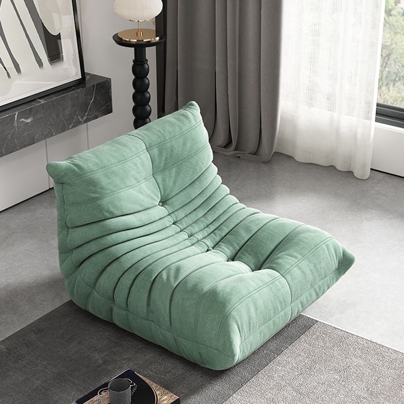 Contemporary Armless Accent Chair Upholstered Chair with Low Back