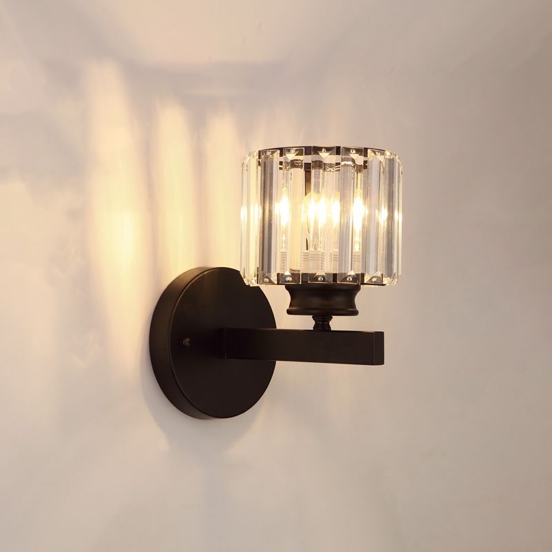 Zylindrische Wandleuchte modern