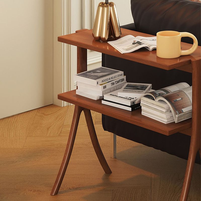 Modern Style Open Back Bookshelf Horizontal Bookcase with Shelves