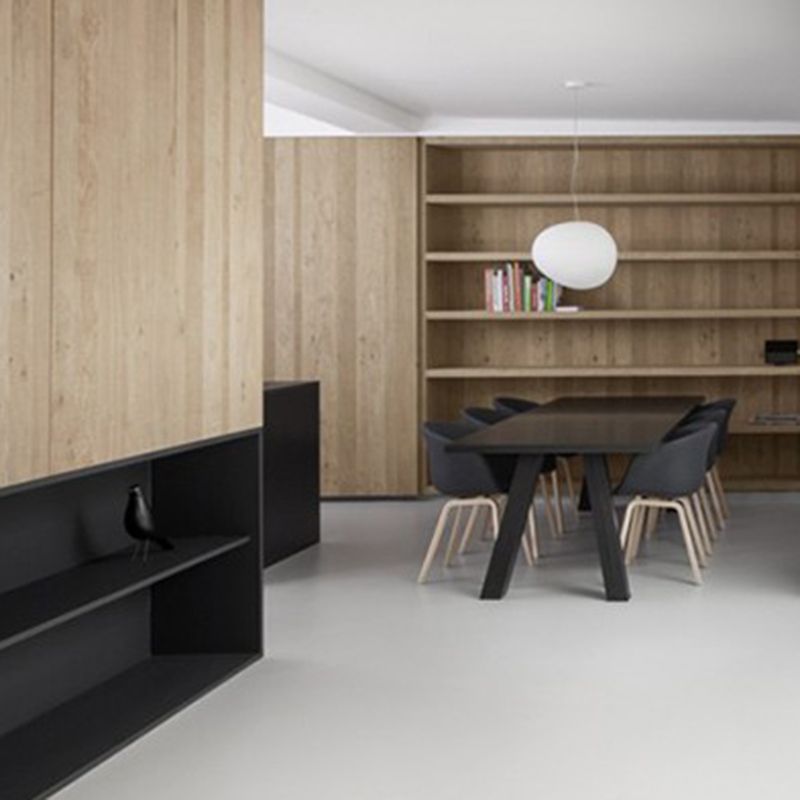 Style de style moderne ombre d'oeuf suspendu en verre léger 1 pendentif léger