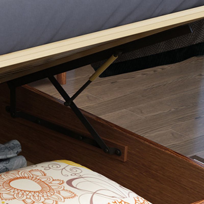 Traditional Headboard Standard Bed Footboard Bed with Custom Legs