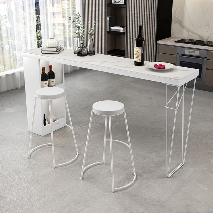 Industrial Rectangular Bar Pub Table Set 1/2/3 Pieces Bar Table and Stools