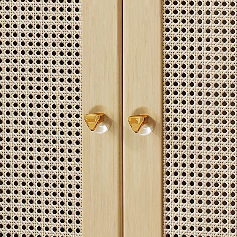 42.51" Tall 2 - Drawer Accent Cabinet Modern 3 - Door Cabinet