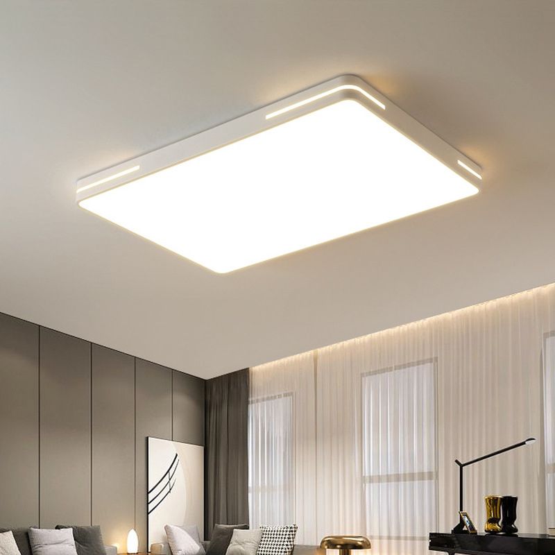 Modern Style Acrylic Flush Mount Light Fixtures 1-Light Geometric Flush Mount Led Lights