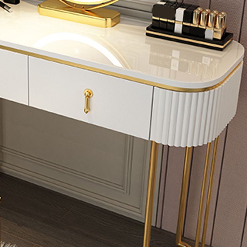 Wooden Vanity Desk Storage Box Vanity Makeup Vanity Set for Bedroom