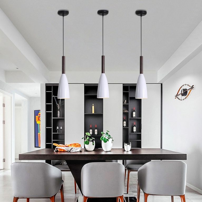 Conical 1-Light Ceiling Pendant Light Modern Style Metal Down Lighting Pendant