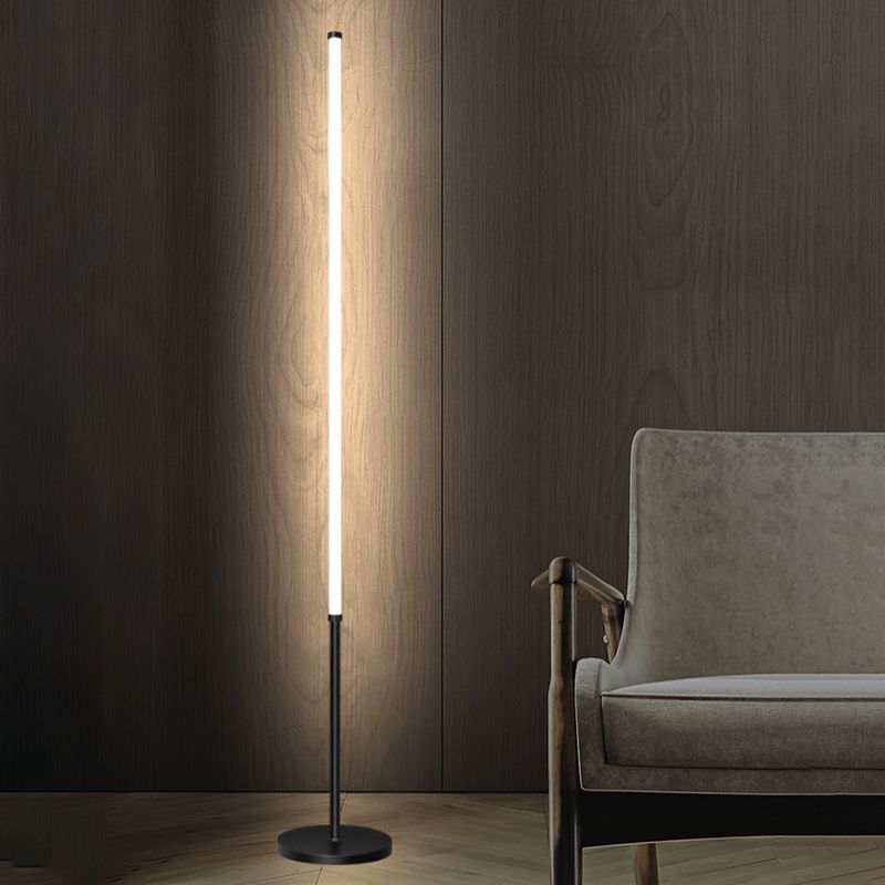 Nordic Strip Floor Lamp Metal 55" High LED Floor Light for Living Room