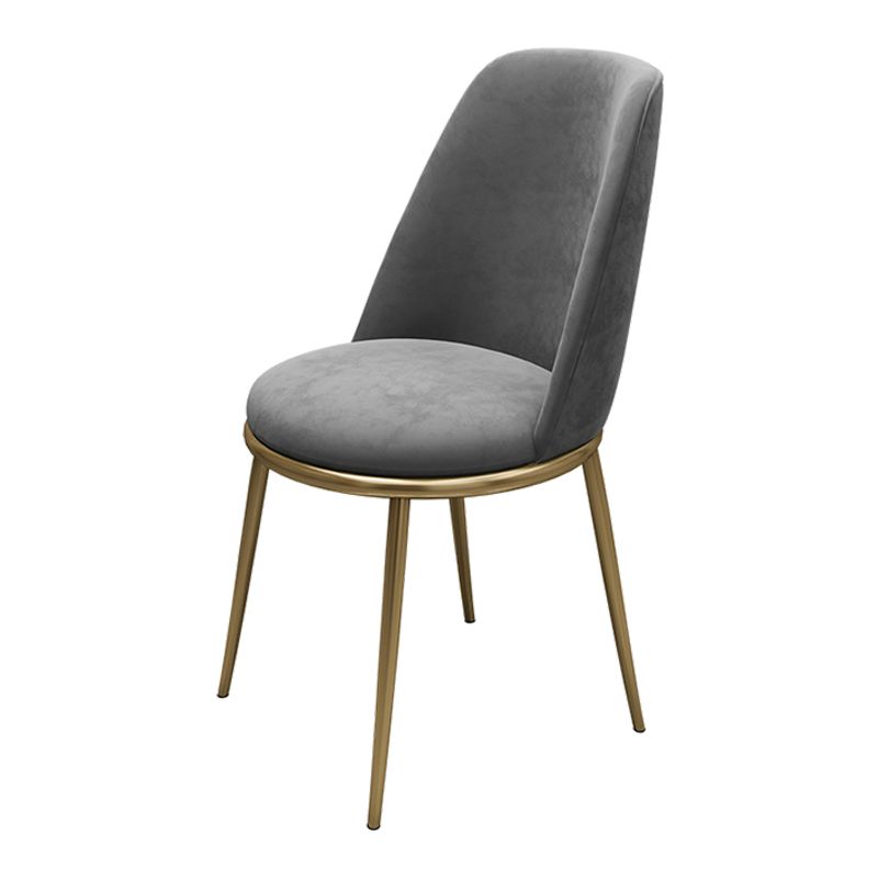 Glam Style Dining Room Chair Upholstered Dining Chair for Indoor