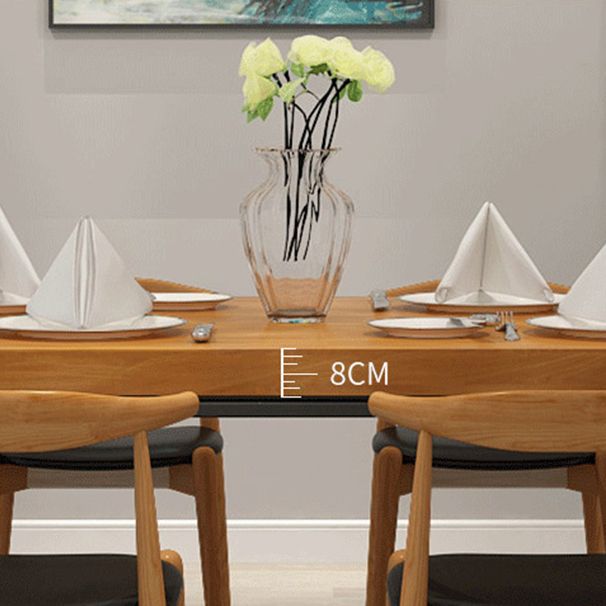 Industrial Sled Dining Table Set 1/2/5 Pieces Solid Wood Dinette Set for Shop