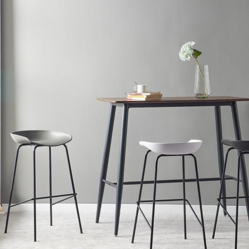 Taburete de bar de estilo industrial Asiento de cubo de hierro para barras de restaurantes