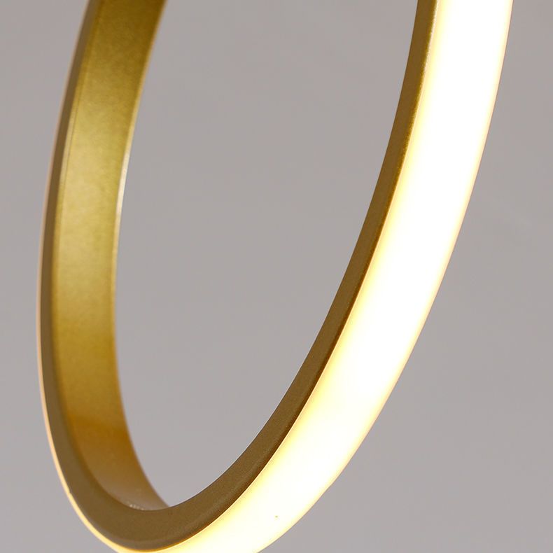 Geometric Island Lighting Modern Metal 3 Light Island Pendant Lights for Kitchen