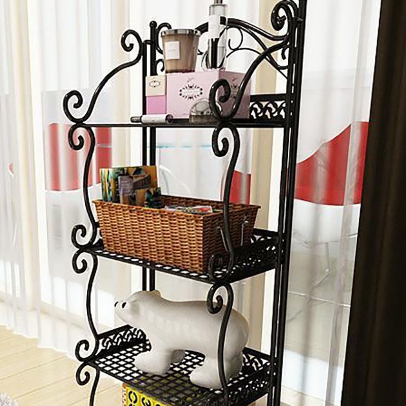 Contemporary Bookcase Metal Shelf Bookcase with Shelves for Living Room