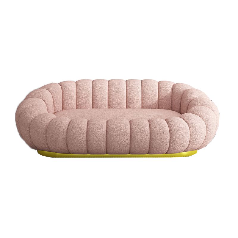 Contemporary Sofa with Swen Pillow Back 39.37" Wide for Living Room