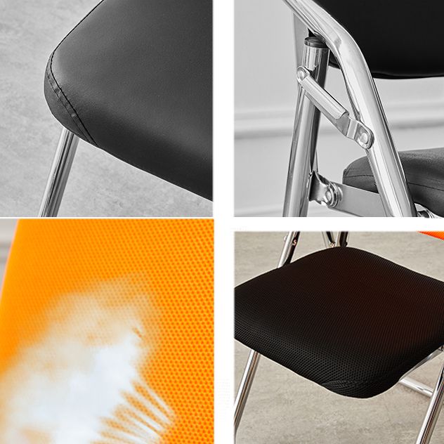 Chaise d'intérieur et d'extérieur moderne, chaise d'appoint pliante en métal, sans accoudoirs, à dossier ouvert