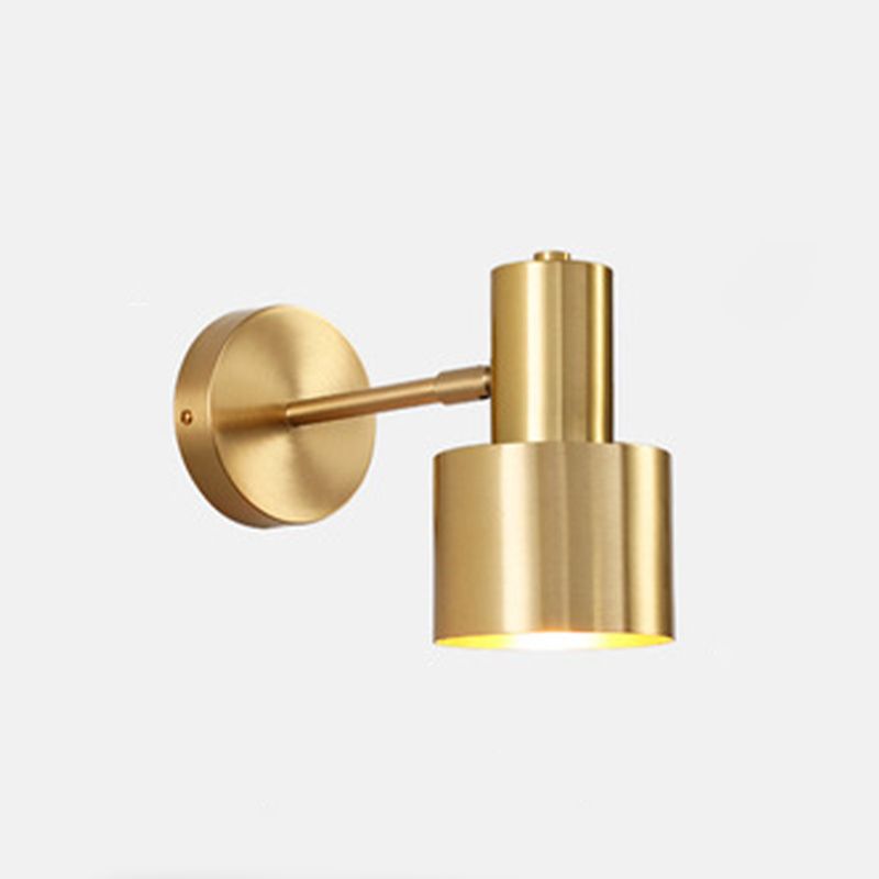 Illuminazione da parete per pareti cilindri in stile minimalista Illuminazione a parete da letto in metallo