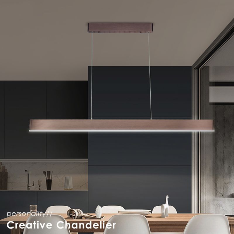 Simplicity Contemporary Island Light LED Lighting Fixture for Drawing Room Coffee Shop