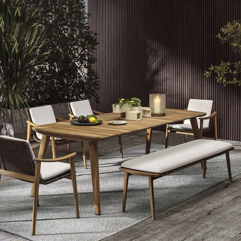 Rectangle Solid Wood Dining Table Brown Farmhouse Table, 29.52" High