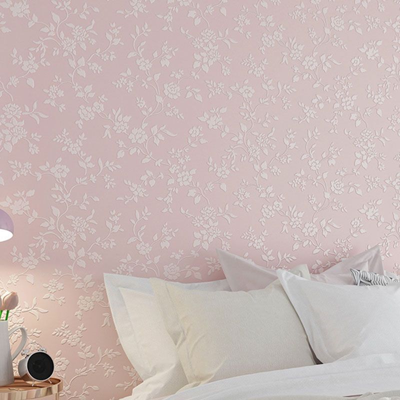 Countryside 3D Effect Blossom Wallpaper Water-Resistant Wall Decor, 31-foot x 20.5-inch