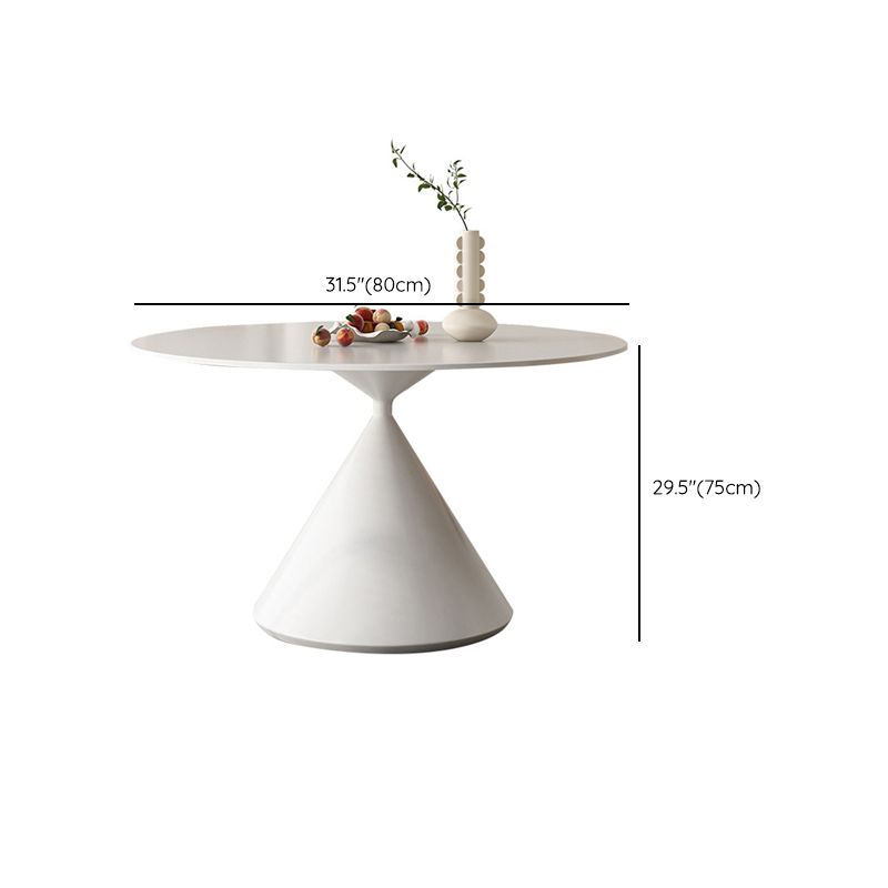 Modern 1/3/4/5 Pieces Dining Set Round Stone Dining Table for Cafe