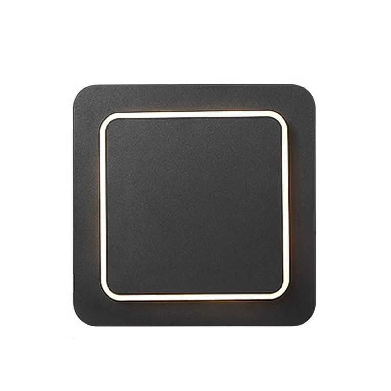 Geometrische Form Metallwandbeleuchtung moderner Stil 1 Licht Wandleuchte Leuchte