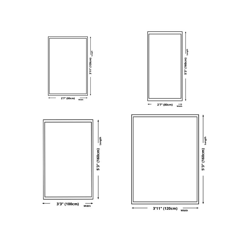 Brown Simple Rug Polyester Line Area Rug Stain Resistant Rug for Living Room