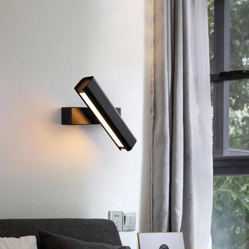 Moderne minimalistische stijl rechthoek SCONCE LILMTURES Metalen wandverlichting voor slaapkamer