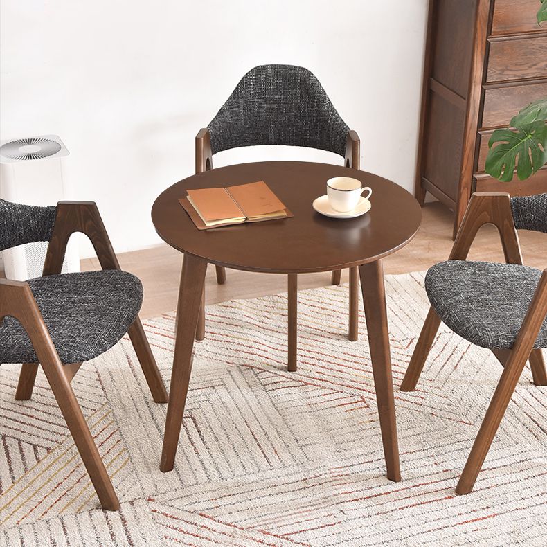 Simplicity Beech 3 Legs Dining Table Solid Wood Table Rectangle for Home