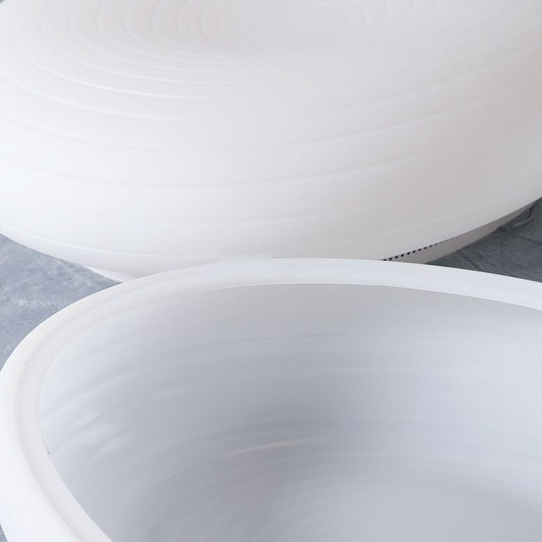 Kunststof kiezelvormige inbouw Cartoon LED witte plafondlamp voor slaapkamer