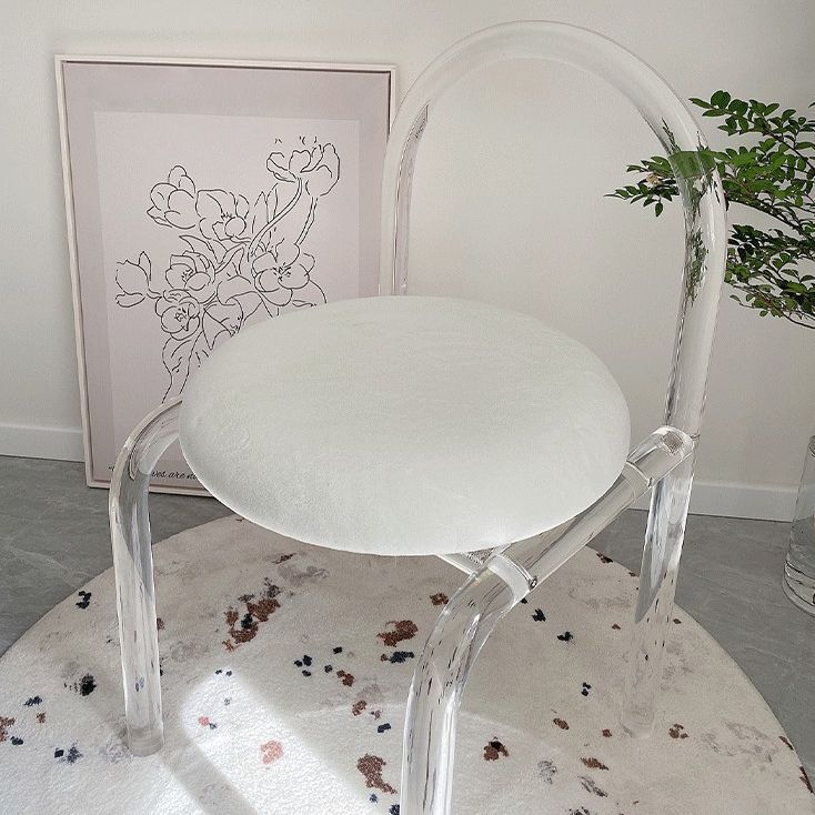 Modern Simple Side Chair Plastic Frame Side Dining Chair for Home Use
