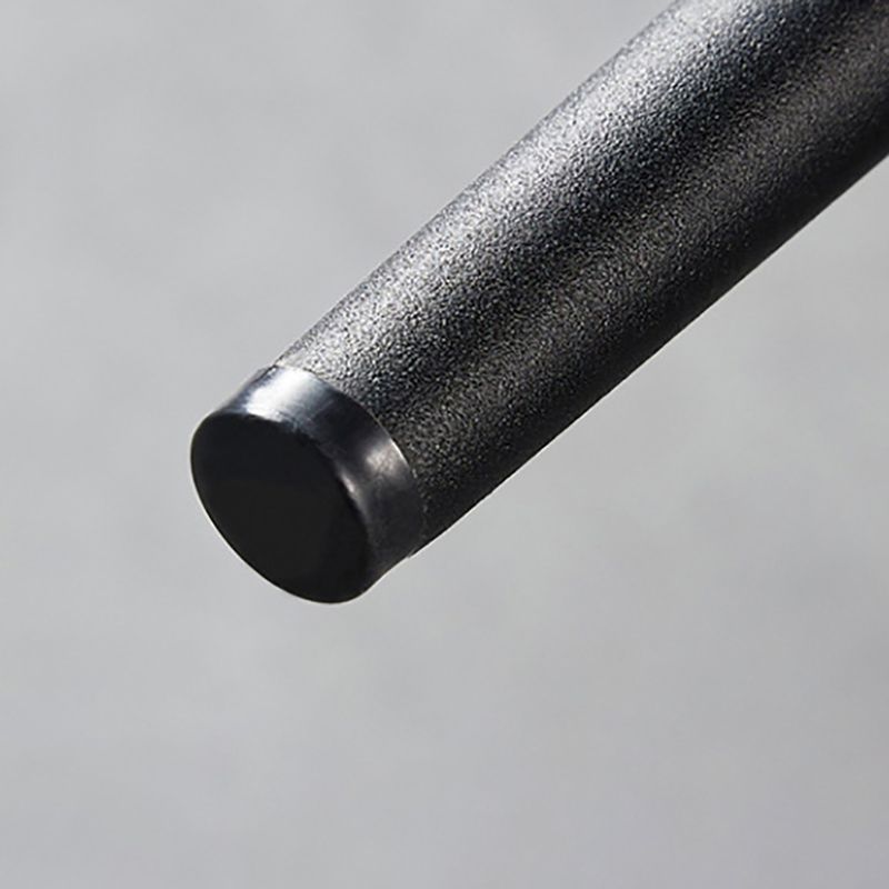 Contemporary Style Leather Chairs Armless Side Chairs with Metal Legs for Home Use