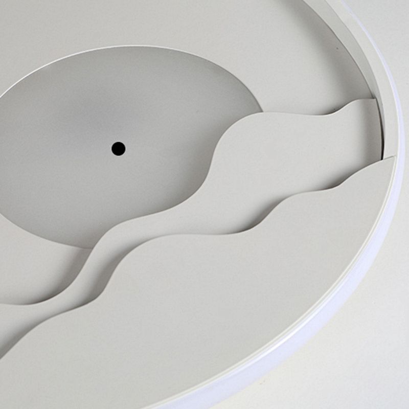 Geometrische Form Metallwandlicht moderne Stil 1 Lichtwand montieren Licht in Weiß