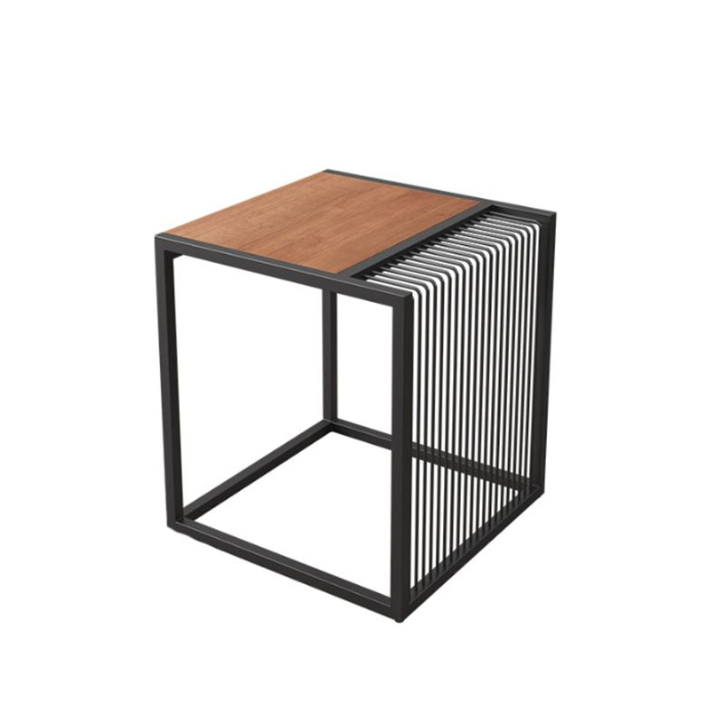 Frame 2 Nesting Coffee Table Iron & Solid Wood Cocktail Table Set