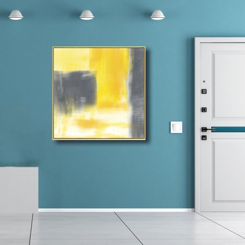 Moderne kunststijl abstract schilderij canvas lichte kleur aquarel wanddecoratie, meerdere maten