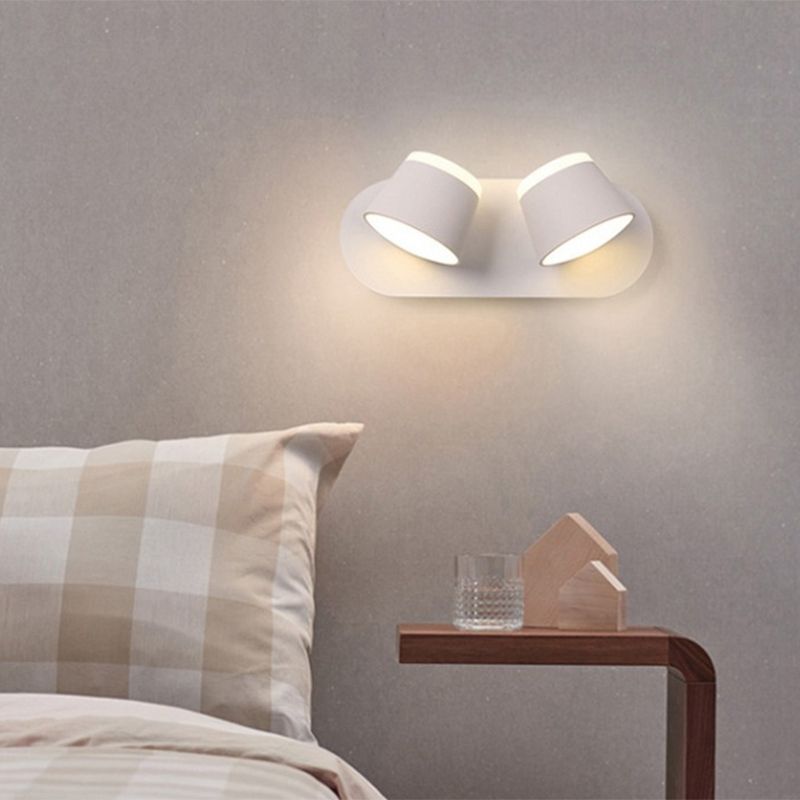 Multi Light Wall Sconce Modern Style Metal Wall Lighting for Bedside