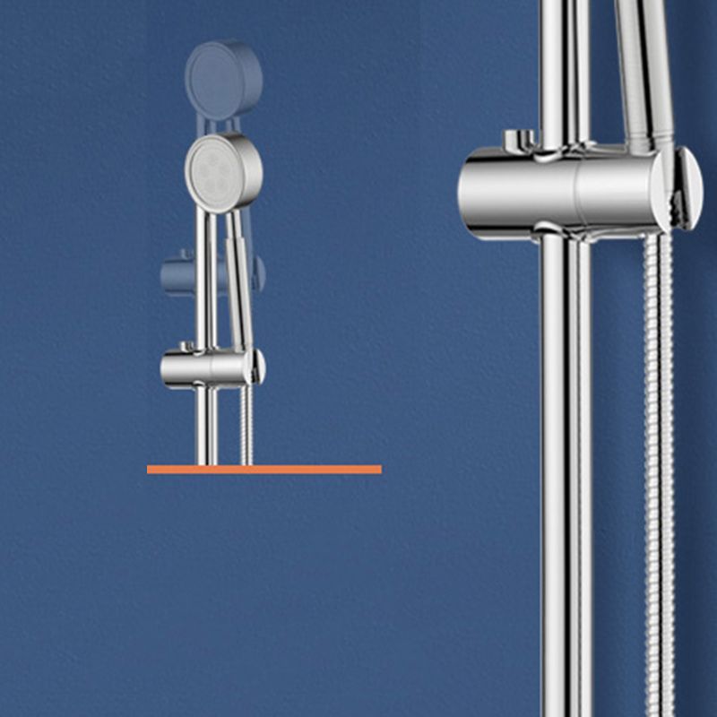 Modern Shower System Handle Lever Wall Mounted Copper Shower System