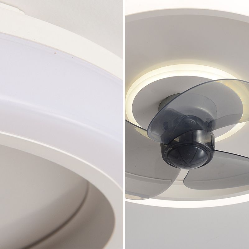 Makkaronringförmige, bündelte Lampe Acryl Schlafzimmer LED Deckenventilator Licht