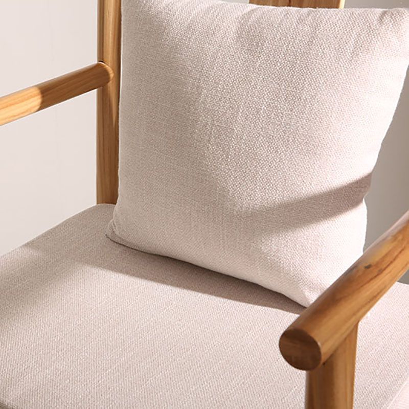 Traditional Dining Slat Back Chair Dining Arm Side Chairs with Wooden Legs