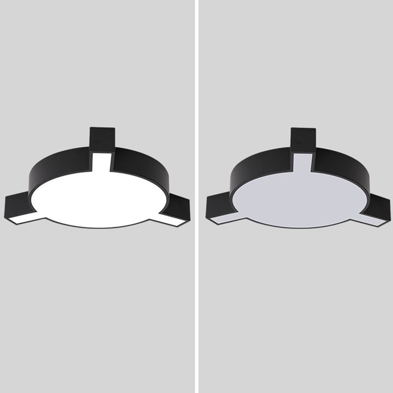 Molekulare Deckenleuchte, Neuheit, nordische schwarze LED-Unterputzleuchte für Büro