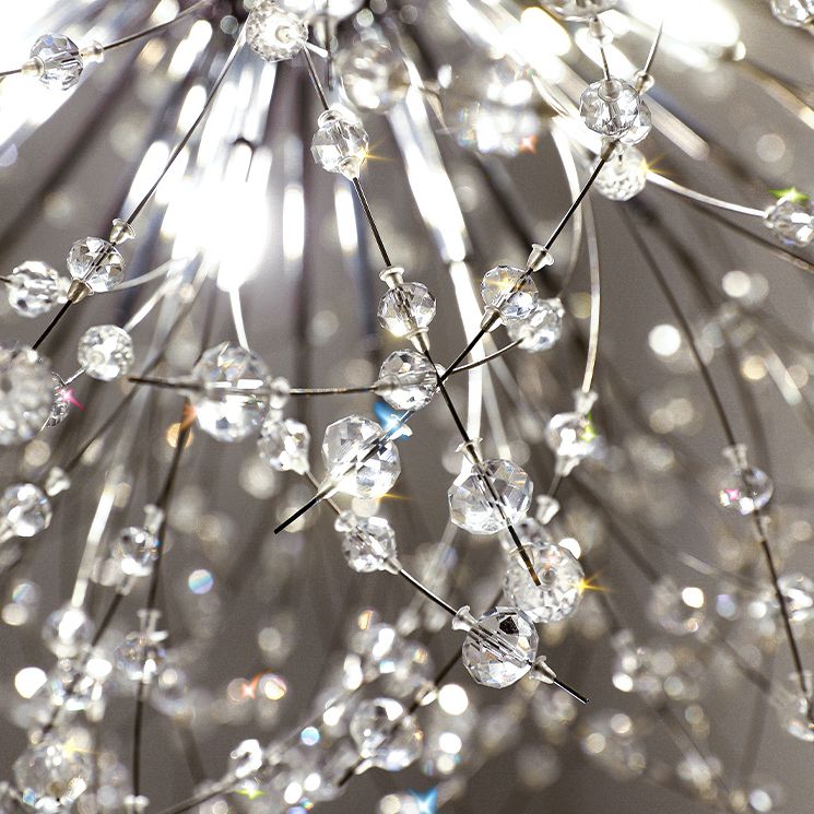 Luce a ciondolo di Crystal Island di ramificazione Modern Dining Room Isola lampade