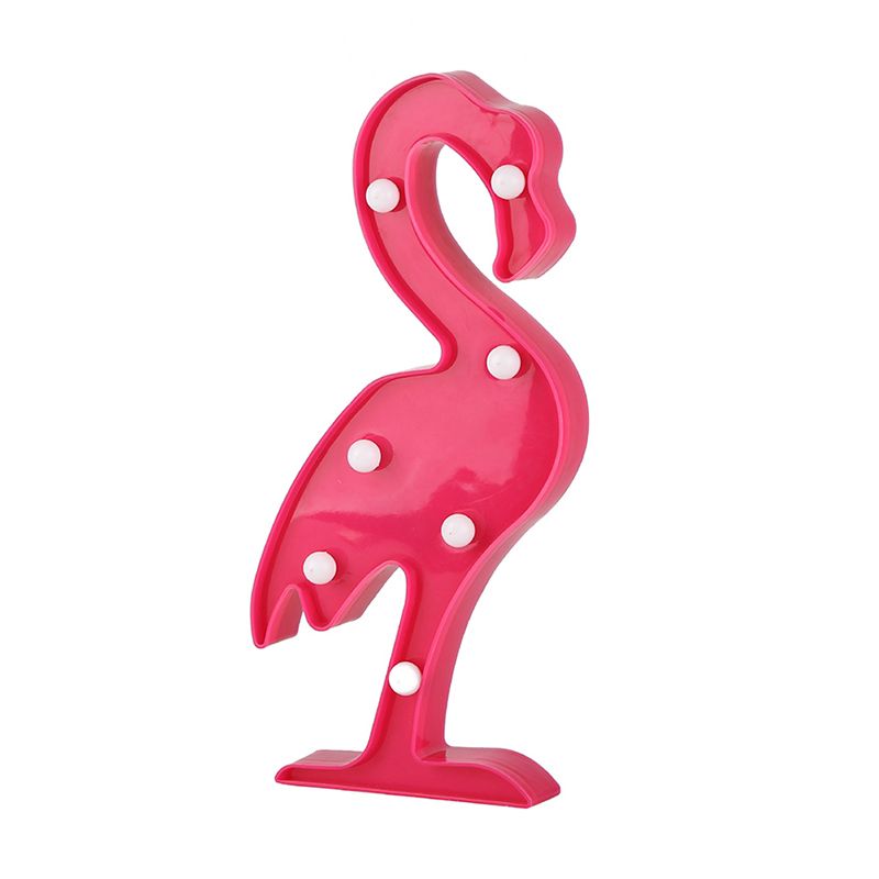 Lampada notturna Flamingo Stile moderno in stile Plastic Rosa batteria a LED LED Night Lighting