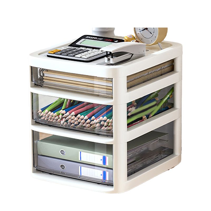 Modern Plastic File Cabinet Drawers Storage Filing Cabinet for Office