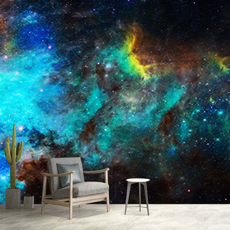 Eco-friendly Wall Mural Novelty Universe Mildew Resistant Wall Decor