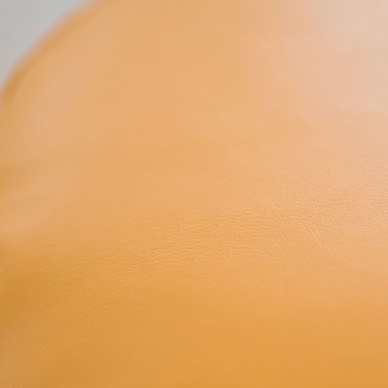 Modern Pouf Ottoman Faux Leather Upholstered Solid Color Square Ottoman