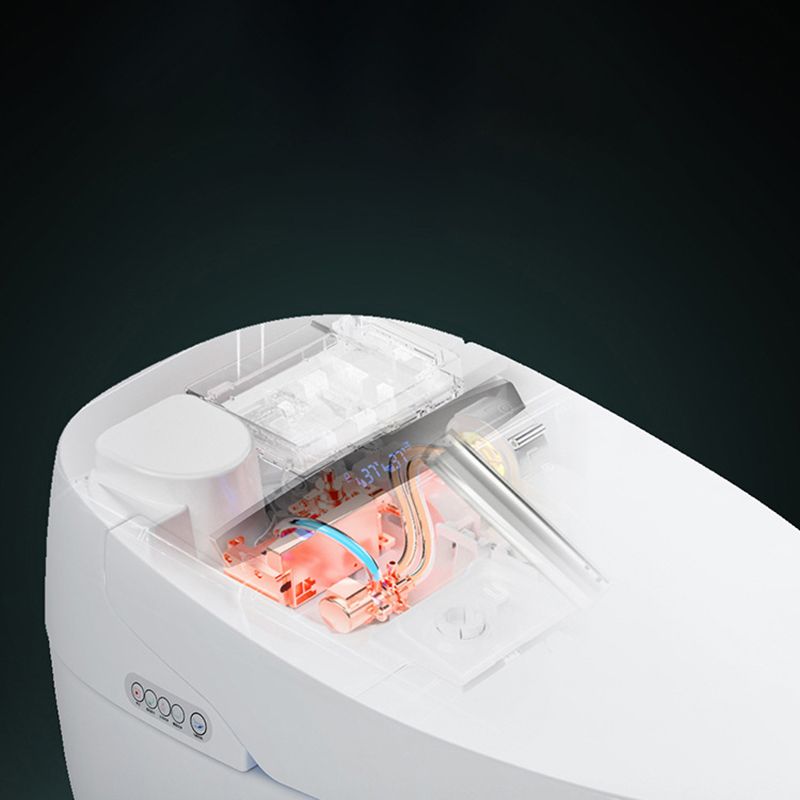 Contemporary Floor Mounted Toilet Indoor One Piece Toilet Bowl