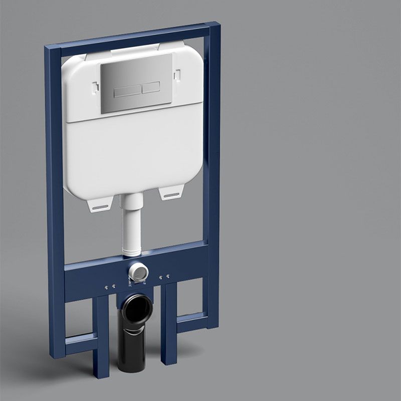 Elongated Toilet Wall Hung 1-Piece Automatic UV Sterilization Toilet with Concealed Tank