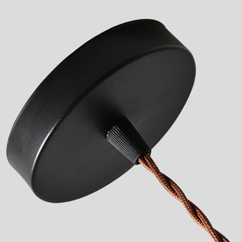 Noordse macaroon -stijl hanglampen plafondlampen potbedekking ijzer 1 licht hanglampen voor bar