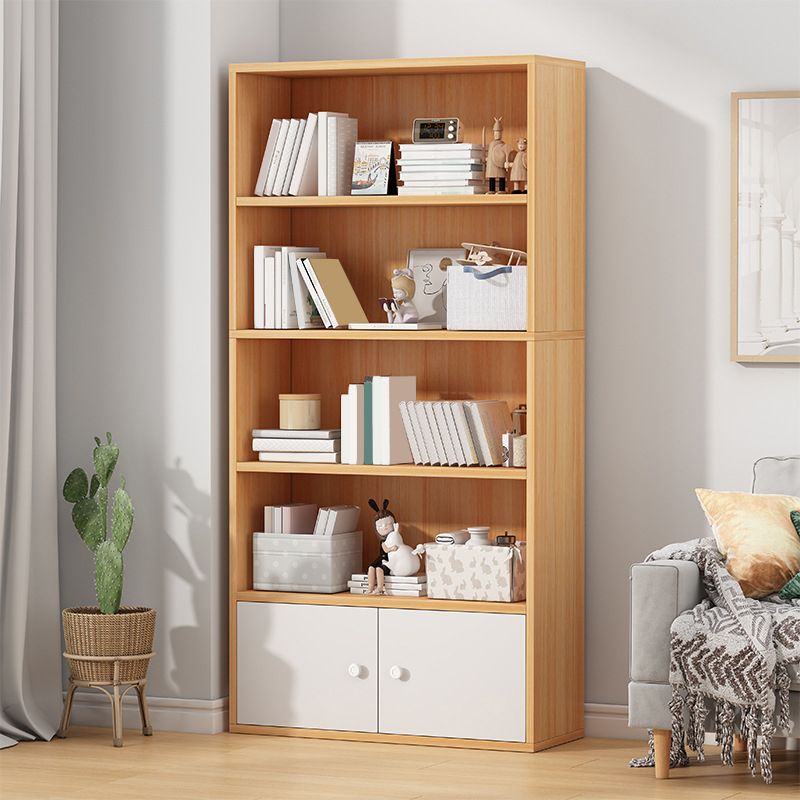 Scandinavian Artificial Wood Bookcase 9" Wide Home Standard Bookshelf